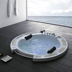 Встраиваемая гидромассажная ванна Gemy G9060 K 210*210